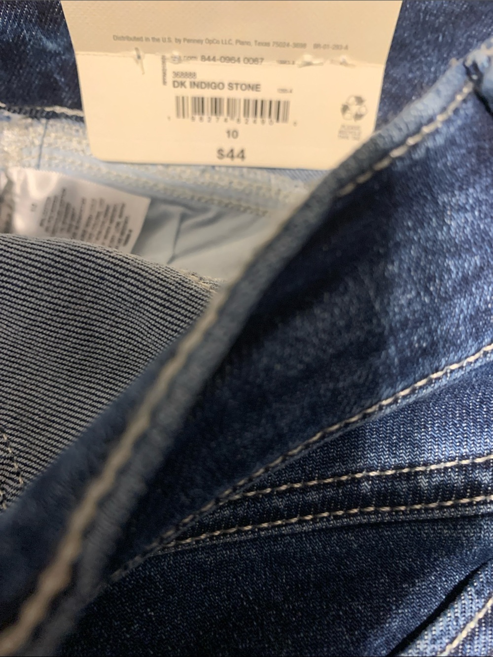 NWT a.n.a shortie Shorts size 10 denim highest rise - Picture 9 of 9